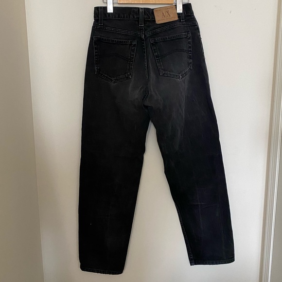 Vintage Armani Exchange Black Denim Jeans - Picture 2 of 6